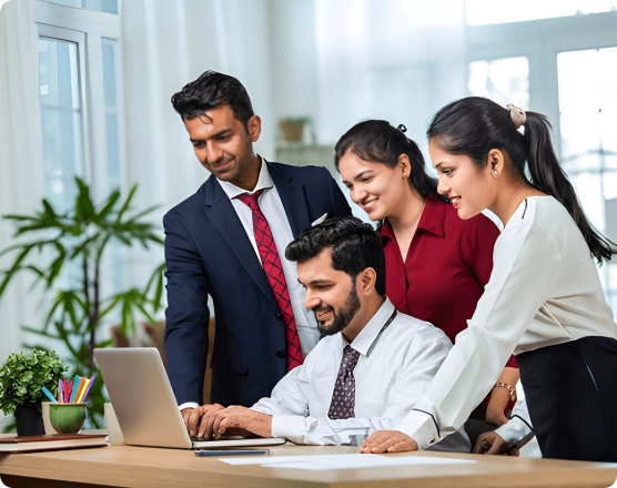 Sovaro team working collaboratively